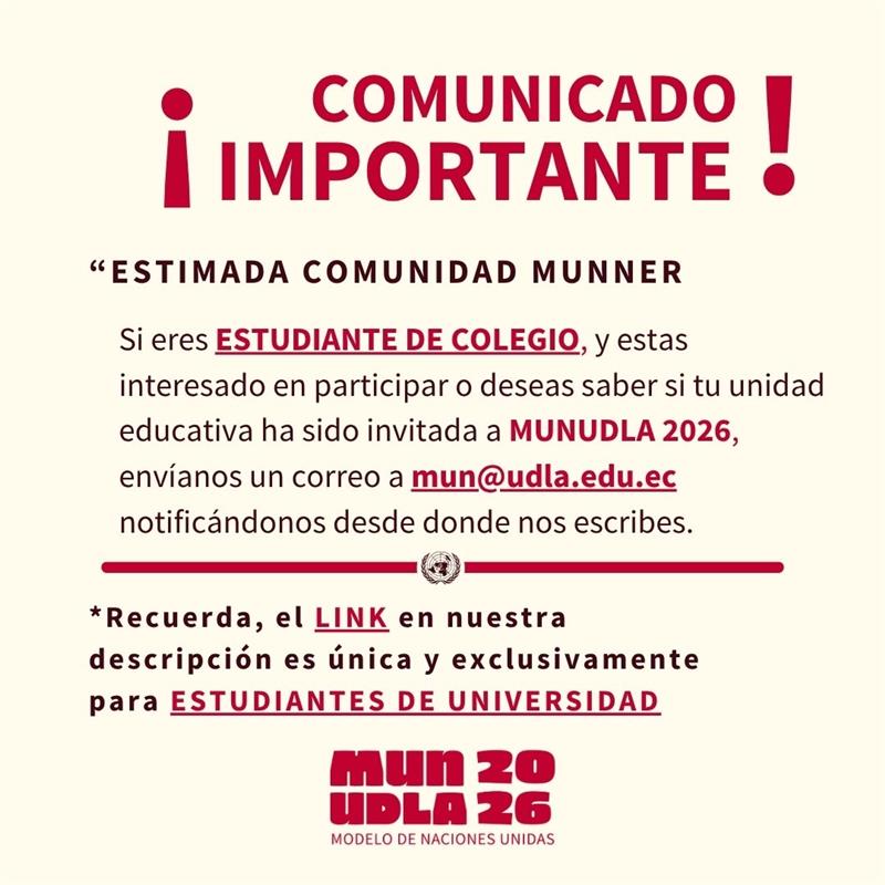 Comunicado MUNUDLA