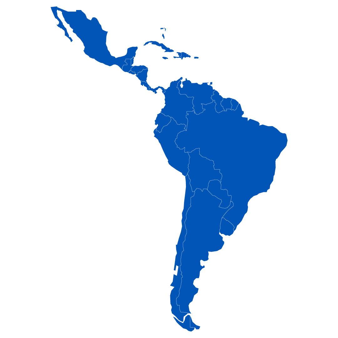 Mapa de América Latina